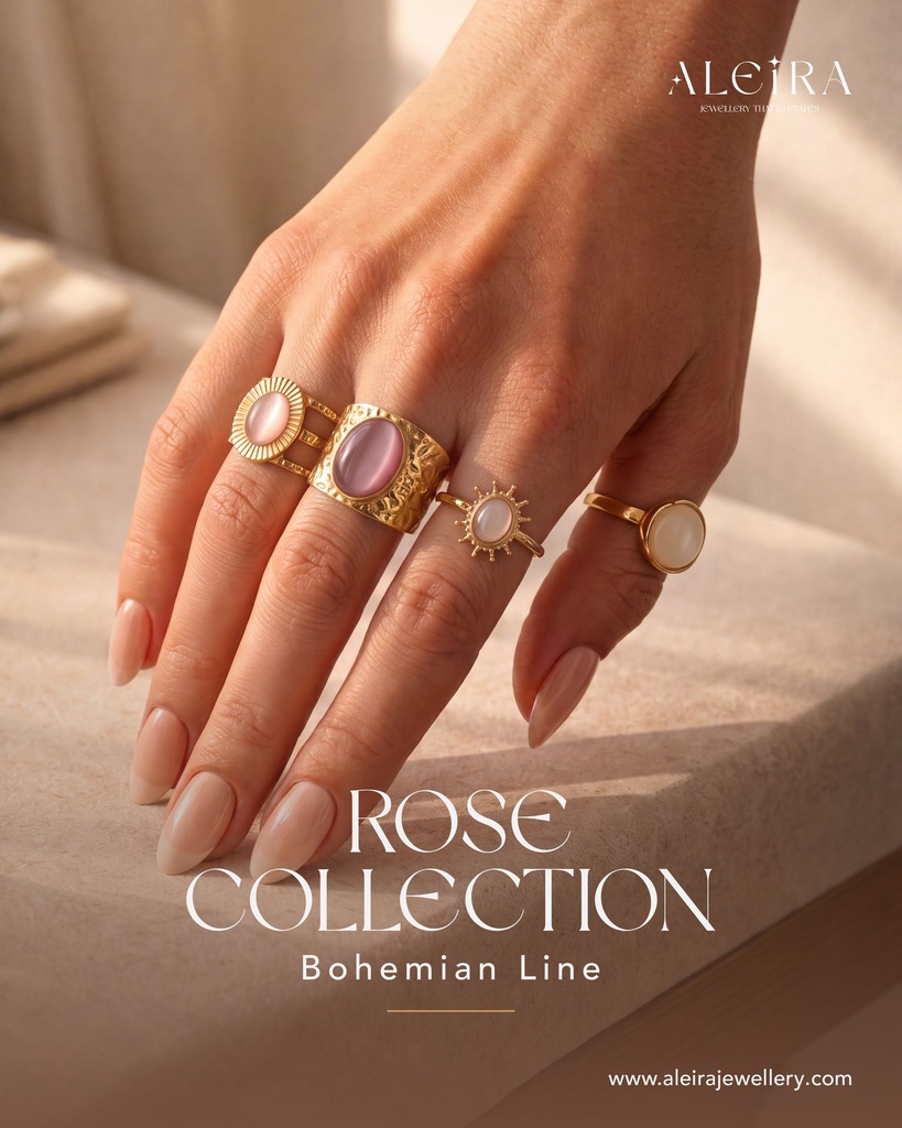 Rose Stones Ring Set (1)