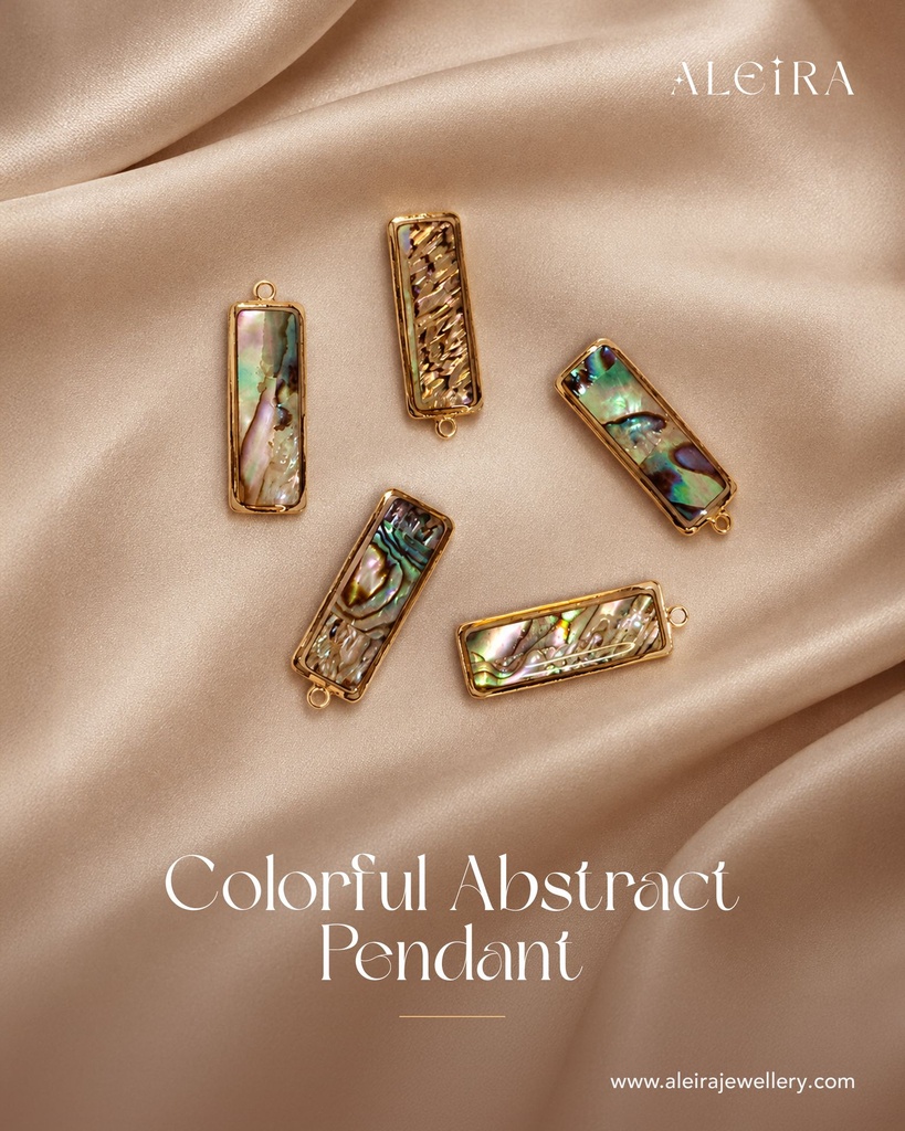 Colorful Abstract Pendant