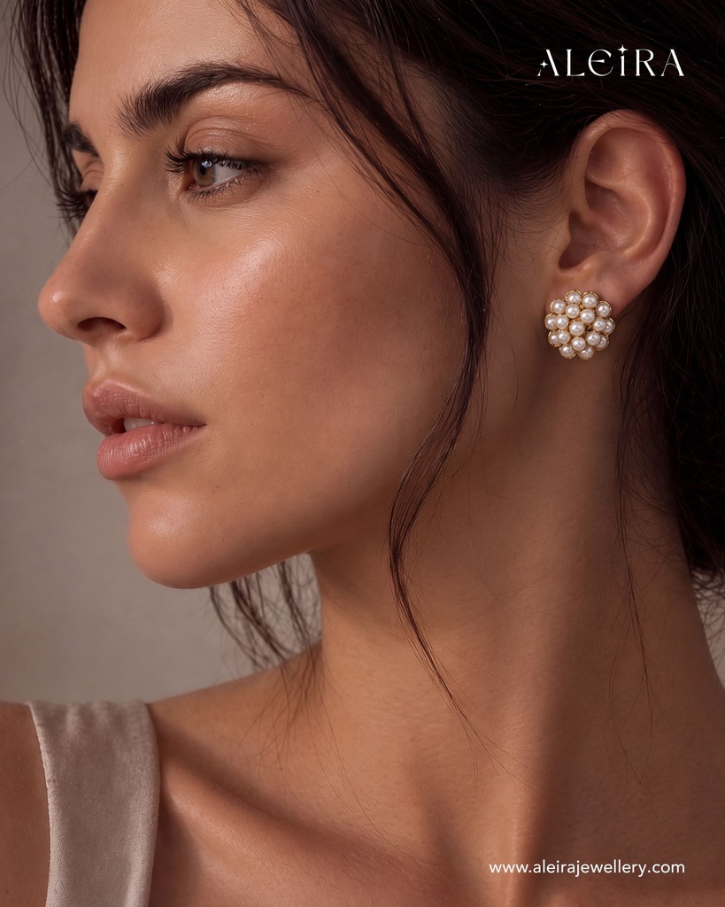 Pearls Stack Earings