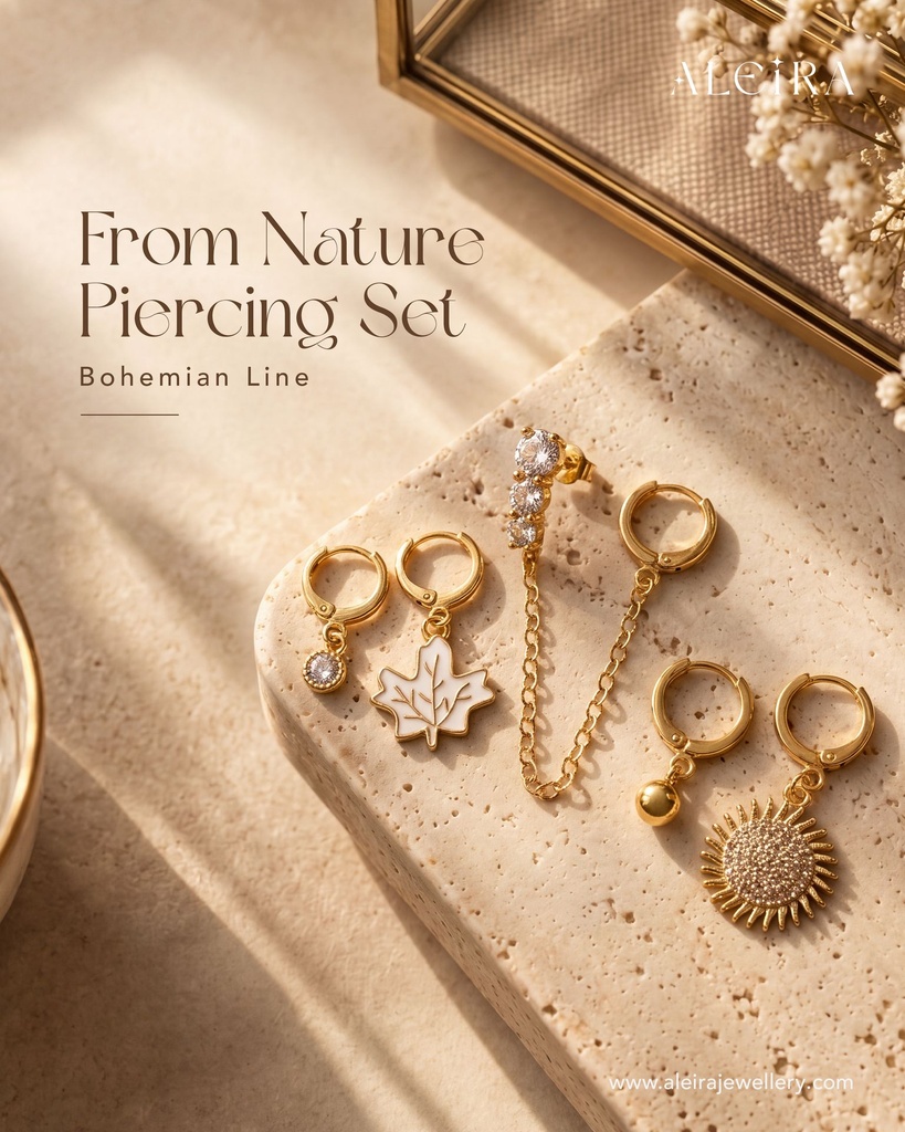 From Nature Piercings Set