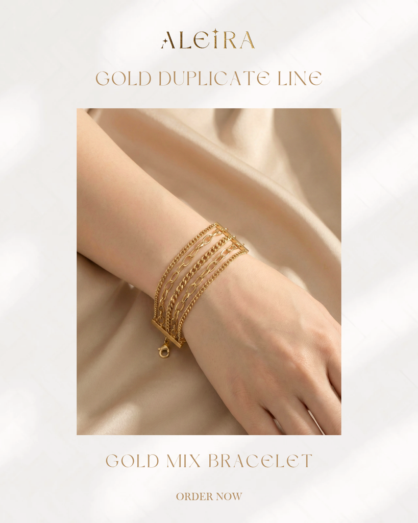 Gold Mix Bracelet
