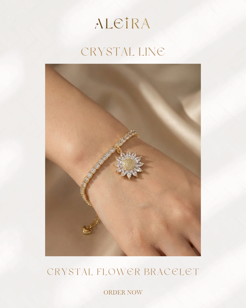 Crystal Flower Bracelet