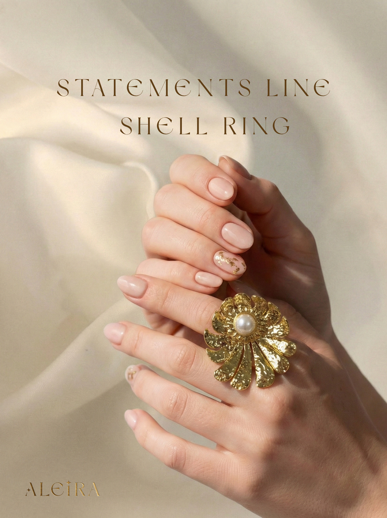 Pearl Shell - Bohemian Ring