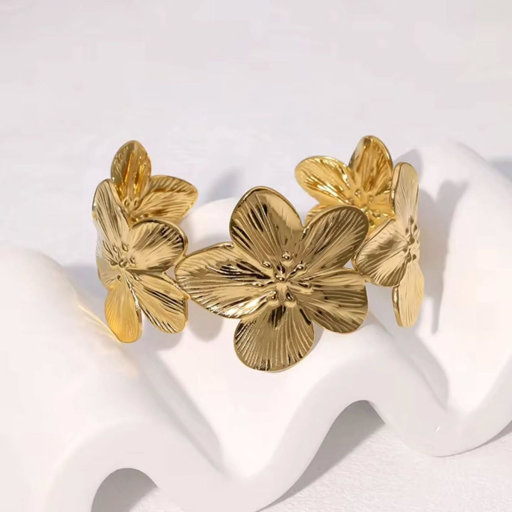 Floral Bangle - Bohemian Line