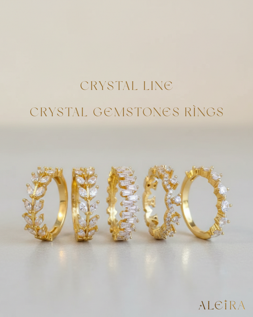 Crystal Gemstones Rings - Crystal Line (1)