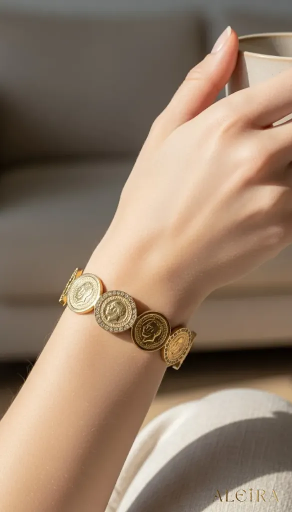 Gold Coins Bracelet