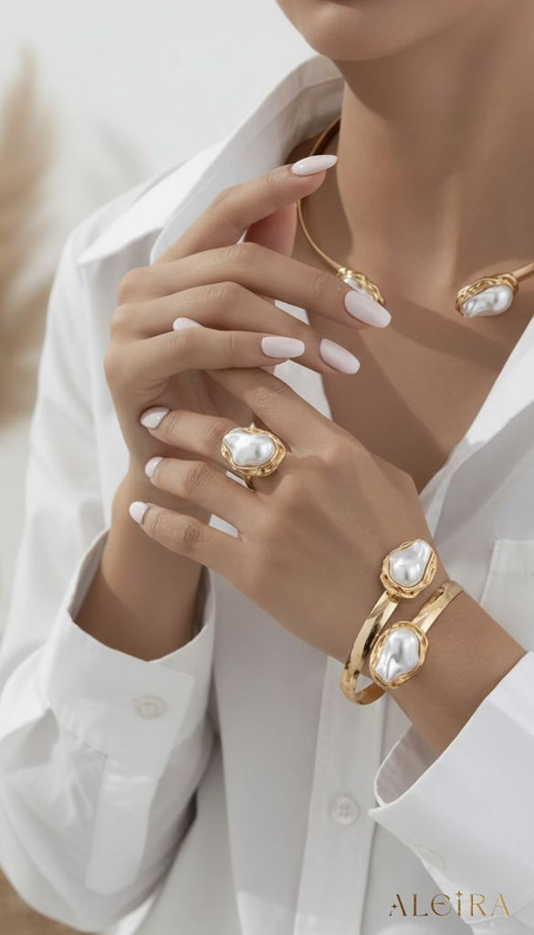 Pearl Statement Set (Bracelet)
